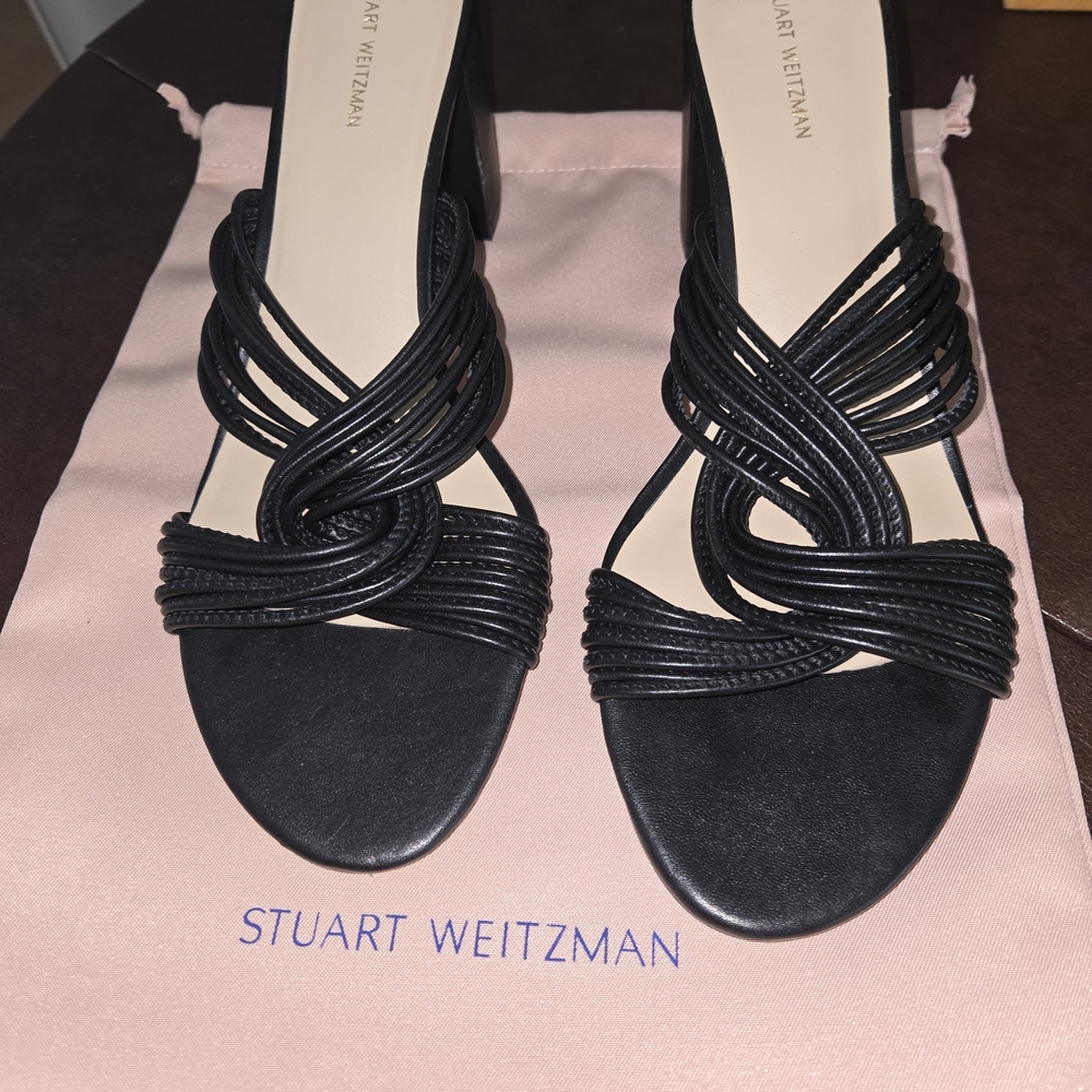 Stuart Weitzman Black Women's Sandals